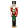 Notenkraker decoratief beeldje feestelijke kerstdecoratie 59 cm | Floristik24.nl