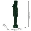 Notenkrakerfiguur, staand, kerstdecoratie, met fluweelachtige afwerking, 77 cm | Floristik24.nl