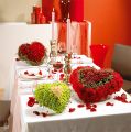 Floristik24 Steekschuim hart bloemen groen 53cm 2st bruiloft decoratie