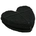 Floristik24 Steekschuim hart zwart 25,5cm 2st