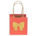 Cadeautasjes van papier met lintmotief, 12 cm, 8 stuks | Floristik24.nl