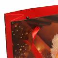 Floristik24 Cadeauzakjes Kerstmotief Kerstman rood 20cm × 30cm × 8cm set van 2 stuks