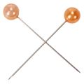 Rijgspelden oranje Ø10mm 60mm | Floristik24.nl