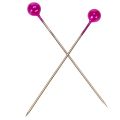 Bloemistenspelden met parelkop, roze, Ø4mm, 40mm, 150 stuks | Floristik24.nl