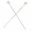 Parelkopspelden Ø6mm 65mm Wit | Floristik24.nl