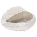 Hartvormige plantenbak, gegoten steen, decoratieve plantenbak, 17 cm | Floristik24.nl