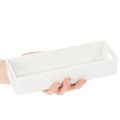 Rechthoekig dienblad met handvatten voor opbergen en tafeldecoratie, 32 cm | Floristik24.nl