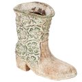 Floristik24 Bloempot cowboylaars plant schoen vintage bloemenpatroon 24cm