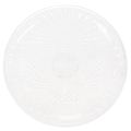 Floristik24 Decoratieve transparante ronde schaal op voet, 32 cm