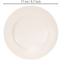 Ronde, eenvoudige bordjes voor decoratie en kleine arrangementen, 17 cm, 6 stuks | Floristik24.nl