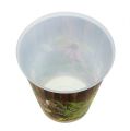 Floristik24 Plastic pot met kruidenmotief Ø12cm H13.5cm, 1stuk