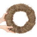 Krans van natuurlijk materiaal, decoratieve krans van natuurlijk materiaal voor doe-het-zelfprojecten, 35 cm | Floristik24.nl