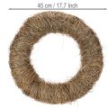 Krans van wijnranken, onbehandeld, rond, natuurlijke krans om mee te knutselen, 45 cm | Floristik24.nl