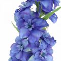 Floristik24 Kunst delphinium blauw, paarse kunstbloem delphinium 98cm