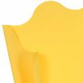 Floristik24 Rondella manchet geel gestreept Ø 40cm potmanchet