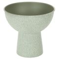 Floristik24 Moderne ronde plantenbak op een hoge voet, 18 cm