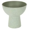 Floristik24 Moderne ronde plantenbak op een hoge voet, 18 cm