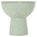 Moderne ronde plantenbak op een hoge voet, 18 cm | Floristik24.nl