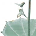 Floristik24 Antieke paraplu om mintgroen op te hangen H43cm Ø28cm