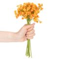 Kunstmatige gipskruidtakjes van oranje voor bloemstukken, 30 cm, 10 stuks | Floristik24.nl