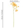 Kunstmatige gipskruidtakjes van oranje voor bloemstukken, 30 cm, 10 stuks | Floristik24.nl