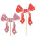 Floristik24 Decoratieve strikjes voor bloemen, 32 cm, 12 stuks
