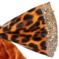 Decoratieve strik met dierenprint (luipaardpatroon), 20 cm, 3 stuks | Floristik24.nl