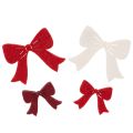 Floristik24 Decoratieve strikjesmix, kerstversiering en knutselspullen, 5 cm, 48 stuks