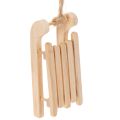 Floristik24 Decoratieve slee om in de kerstboom te hangen, 6 cm, 6 stuks