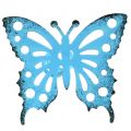 Floristik24 Bloem vlinder kleurrijk 22cm 12st