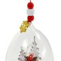 Floristik24 Kerstboomhanger sneeuwbol 8cm 2st