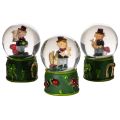 Floristik24 Gelukbrengende sneeuwbol met schoorsteenvegerfiguur, 4 cm, 3 stuks