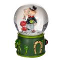 Gelukbrengende sneeuwbol met schoorsteenvegerfiguur, 4 cm, 3 stuks | Floristik24.nl