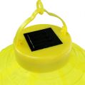 Floristik24 Lampion LED met solar 20cm geel
