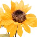 Kunstmatige zonnebloem, levensechte decoratie, 72 cm, 2 stuks | Floristik24.nl