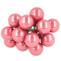 Kerstballen aan een draad, set mini glanzende spiegelende bessen, 20 mm, 140 stuks | Floristik24.nl