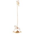 Floristik24 Kerstboom kaarsenhouder hobbelpaard 20 cm 3 stuks
