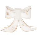 Vintage kaarsenhouder met strik, 12 cm | Floristik24.nl