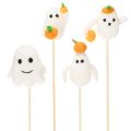 Floristik24 Spookfiguren op houten stokjes, Halloweenversiering, 54 cm, 8 stuks