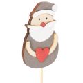 Decoratieve kerstman-stekers
