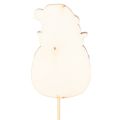 Decoratieve kerstman-stekers