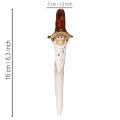 Decoratieve tuinkabouterfiguur voor plantenpotten, 16 cm, 2 stuks | Floristik24.nl