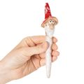 Dwergfiguurtje om op te plakken, met lange baard en paddenstoelhoed, decoratie, 17 cm, 2 stuks | Floristik24.nl