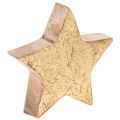 Floristik24 Decoratieve glanzende sterretjes voor tafeldecoratie, 5 cm, 9 stuks