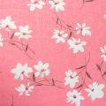 Floristik24 Decoratiestof bloemen roze 30 cm x 3 m