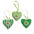 Floristik24 Stoffen harten om groen op te hangen 5cm 6st