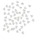 Floristik24 Scattered Hearts White 1.3cm 500st