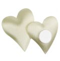 Floristik24 Stoffen harten voor het lijmen van creme 3cm 100st