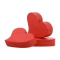 Floristik24 Strooidecoratie harten decoratie houten harten tafeldecoratie rood 2cm 180st