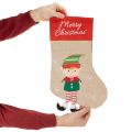 Kerstsok met ophangmotief, 50 cm, 3 stuks | Floristik24.nl